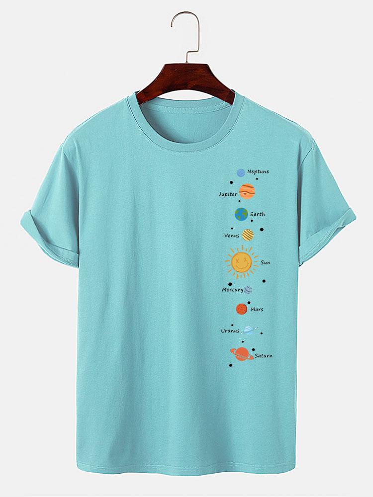 Planet Print T-Shirt - Image 6