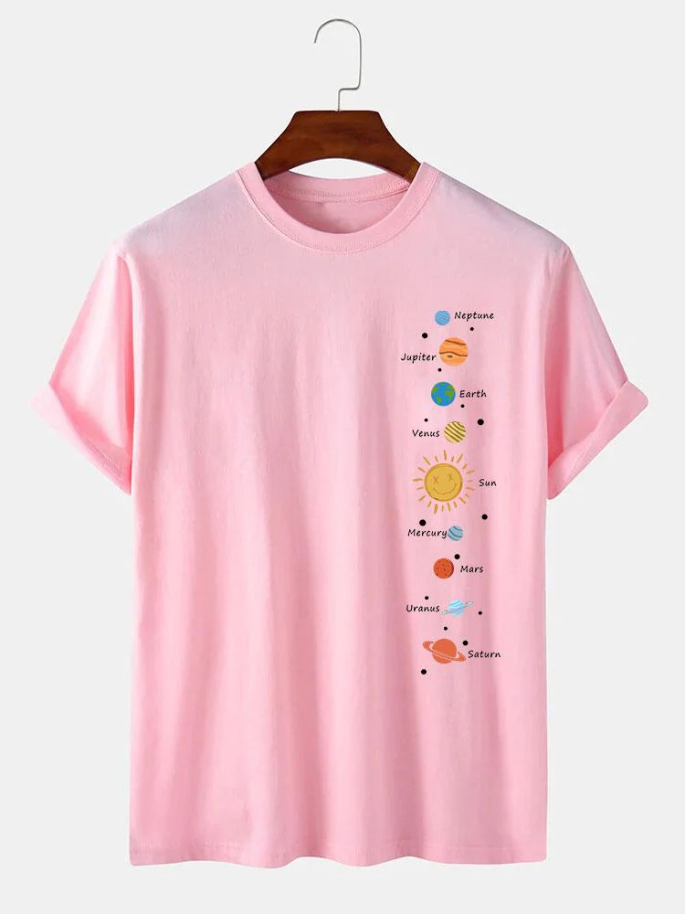 Planet Print T-Shirt - Image 7