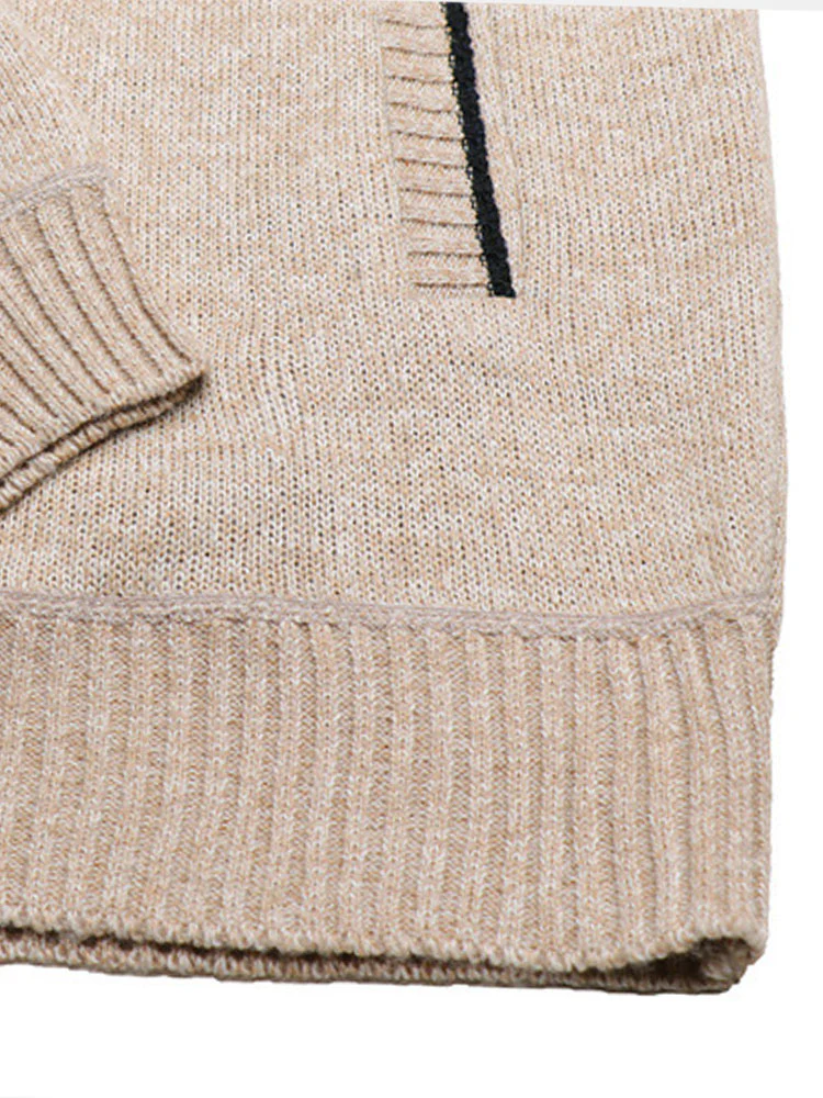 Plus-Size 2XL Reißverschluss-Pullover - Image 11