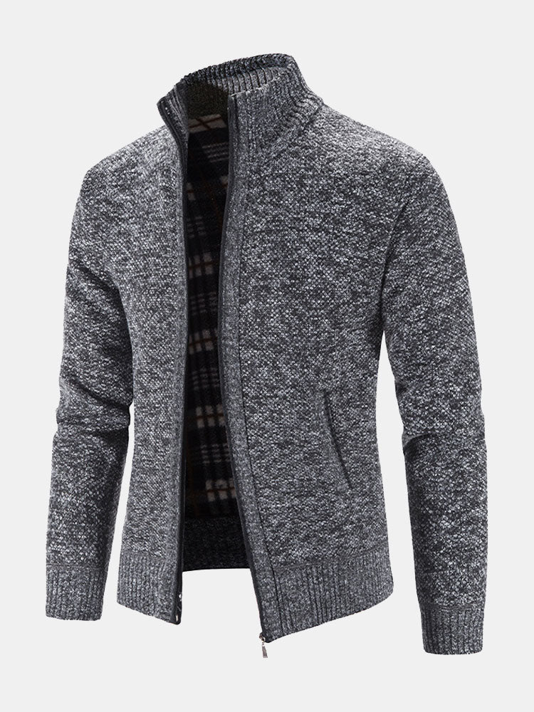 Plus-Size 2XL Reißverschluss-Pullover - Image 2