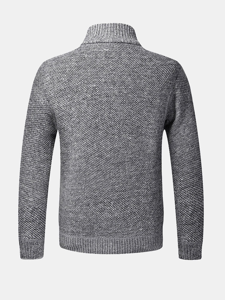 Plus-Size 2XL Reißverschluss-Pullover - Image 8