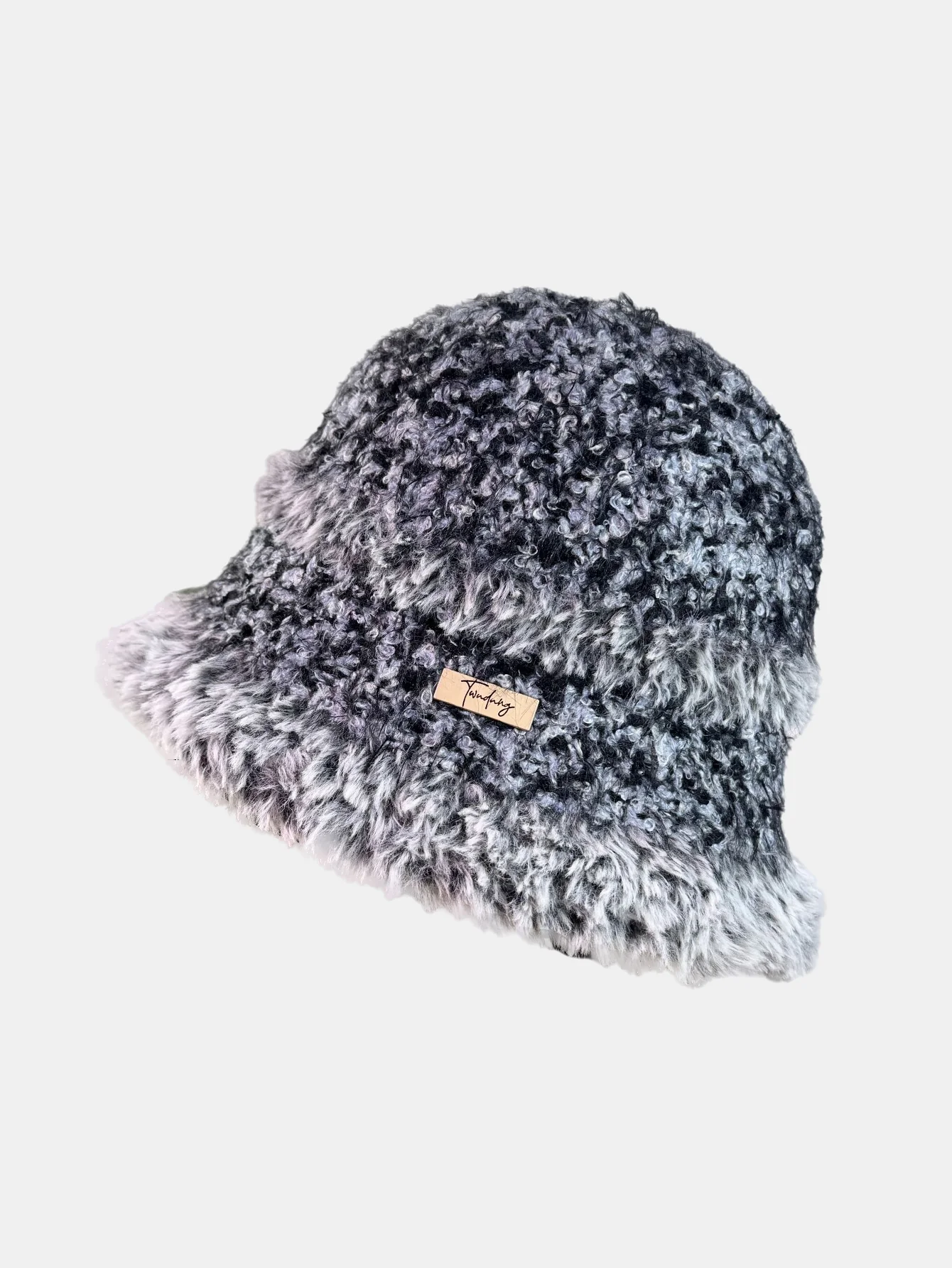 Plush Fleece Bucket Hat - Thick Warm Winter Hat With Elastic Fit