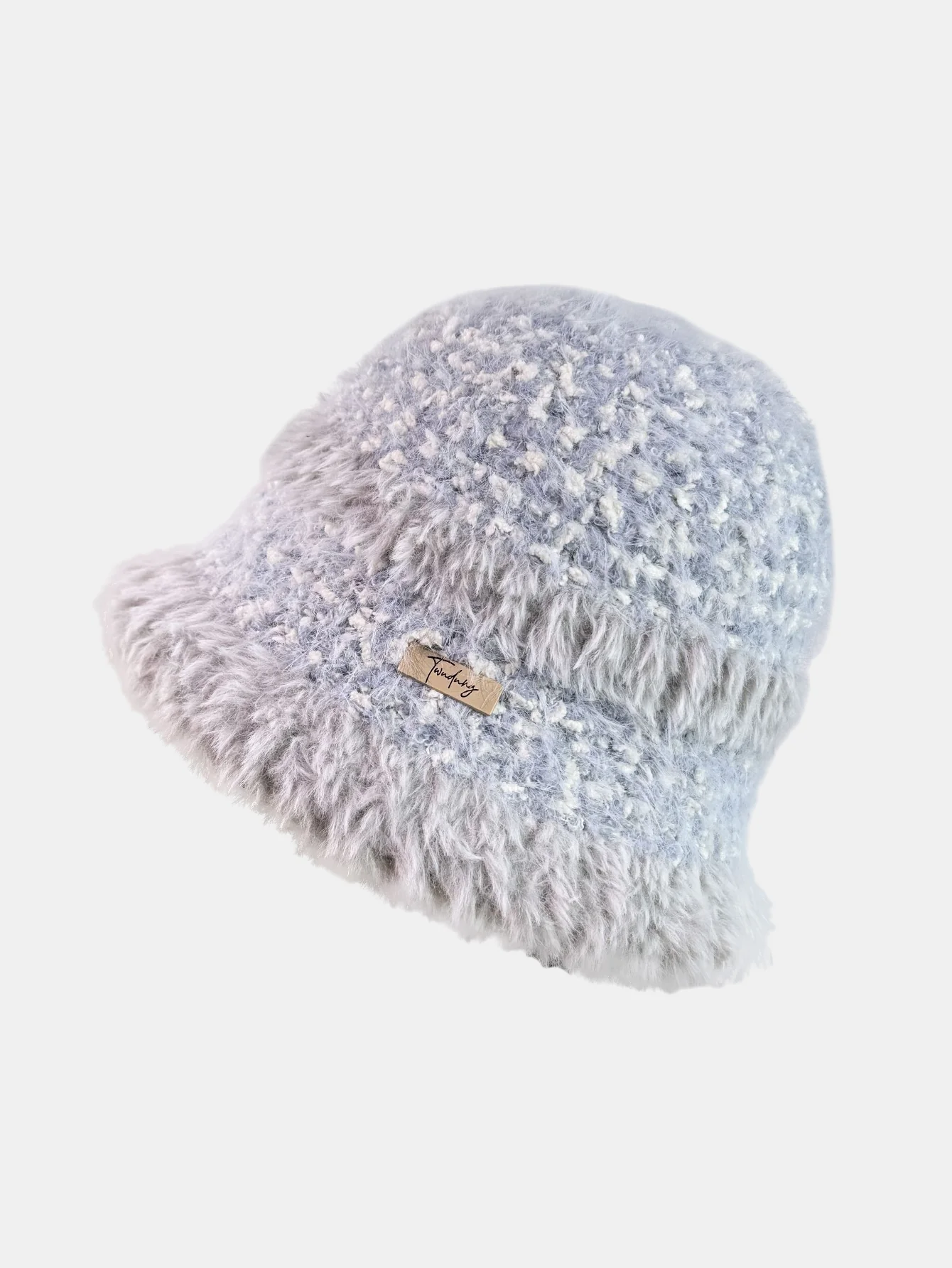 Plush Fleece Bucket Hat - Thick Warm Winter Hat With Elastic Fit - Image 3