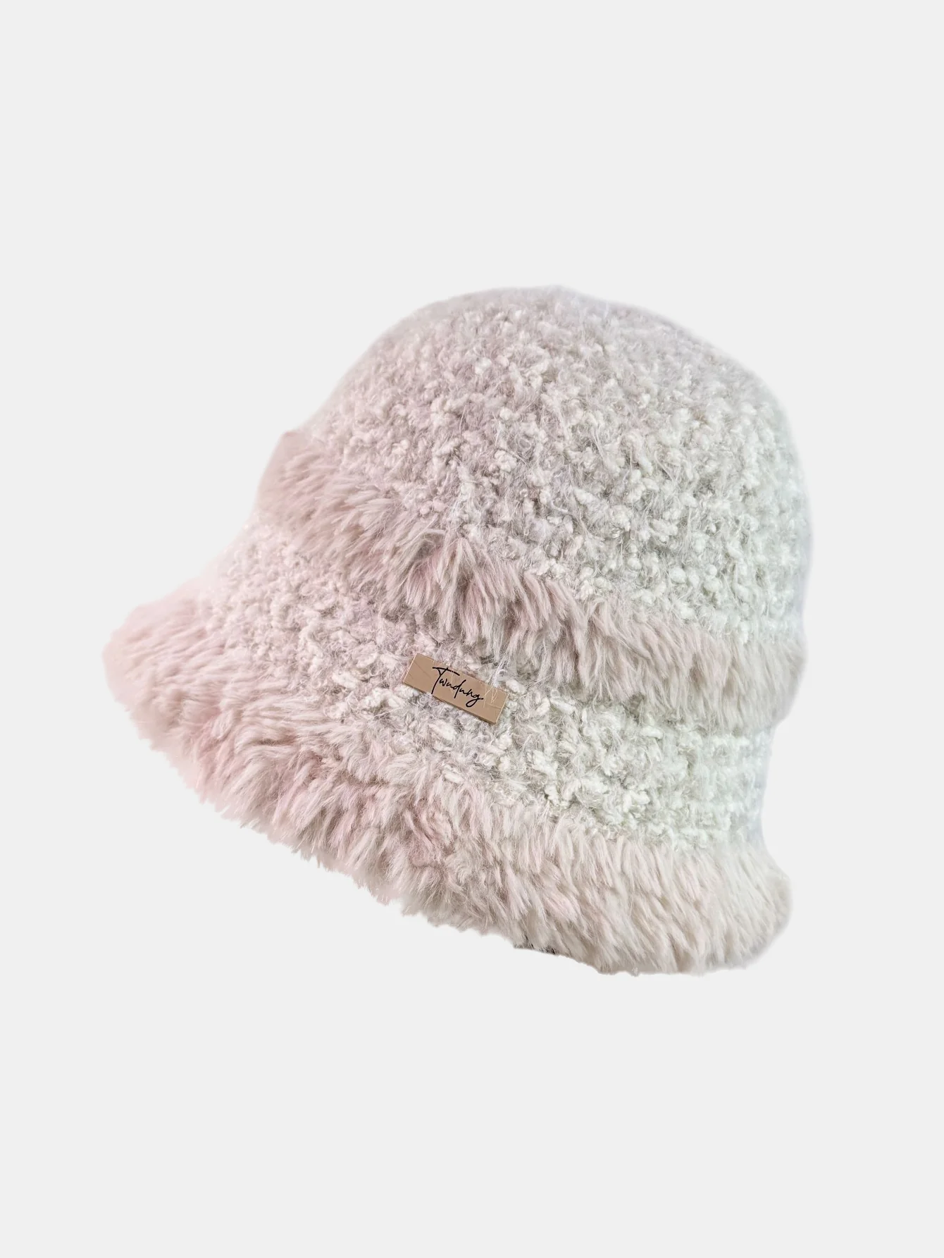 Plush Fleece Bucket Hat - Thick Warm Winter Hat With Elastic Fit - Image 4