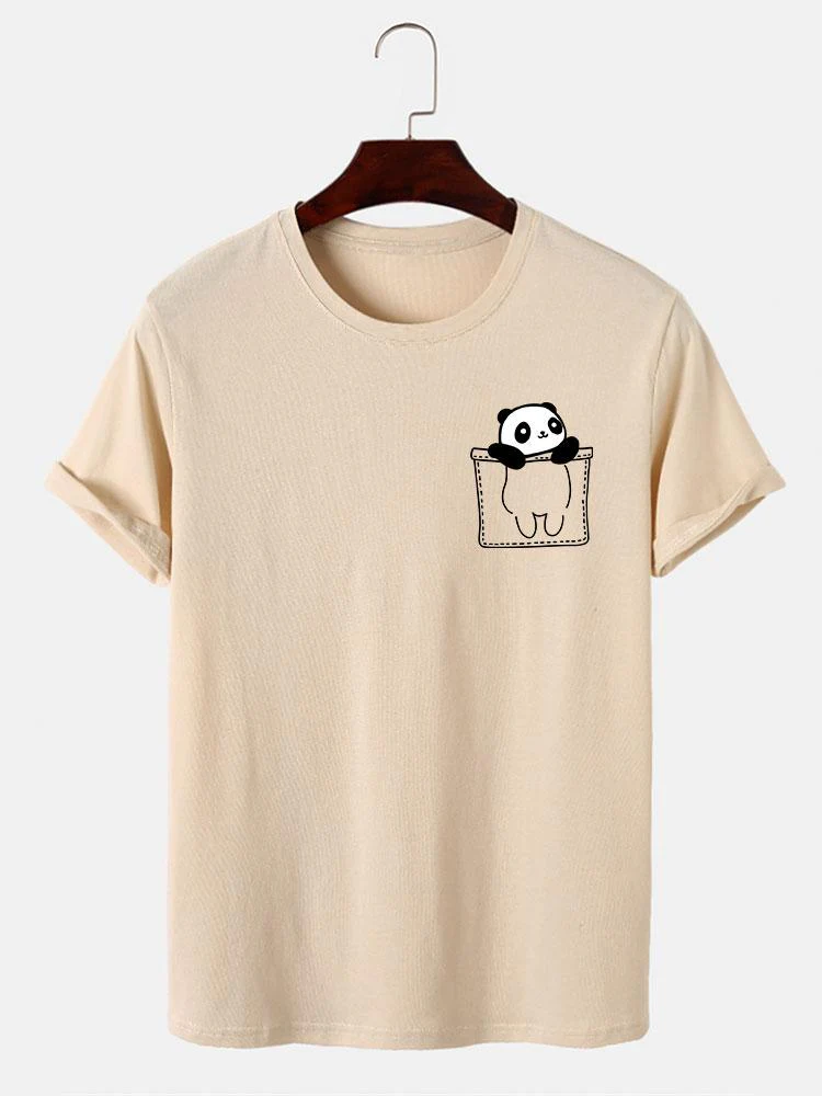 Pocket Panda Print T-Shirt - Image 2