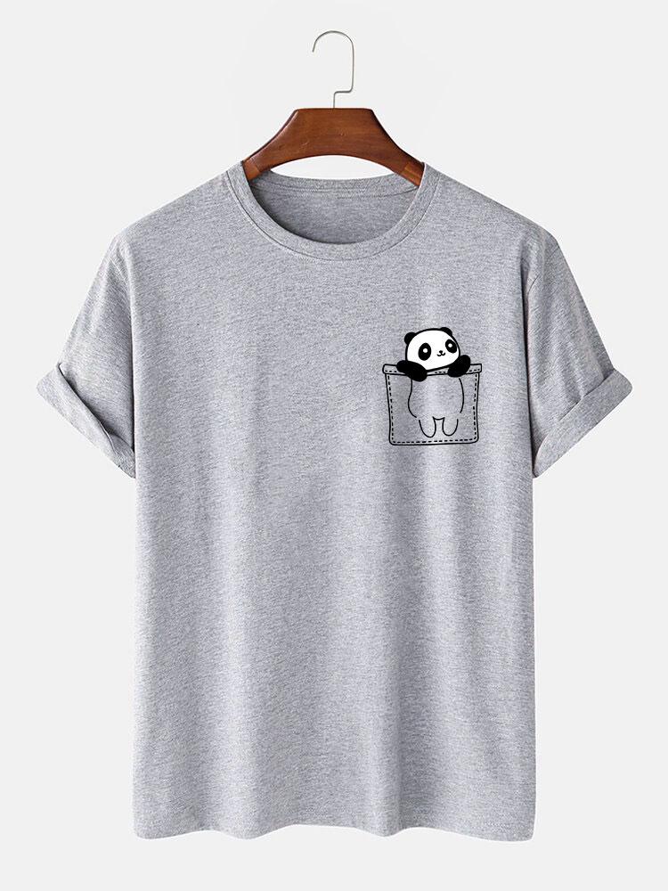 Pocket Panda Print T-Shirt - Image 6