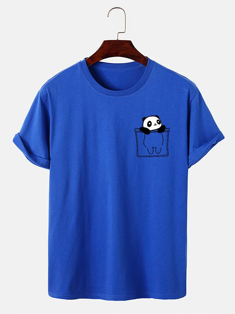 Pocket Panda Print T-Shirt - Image 8