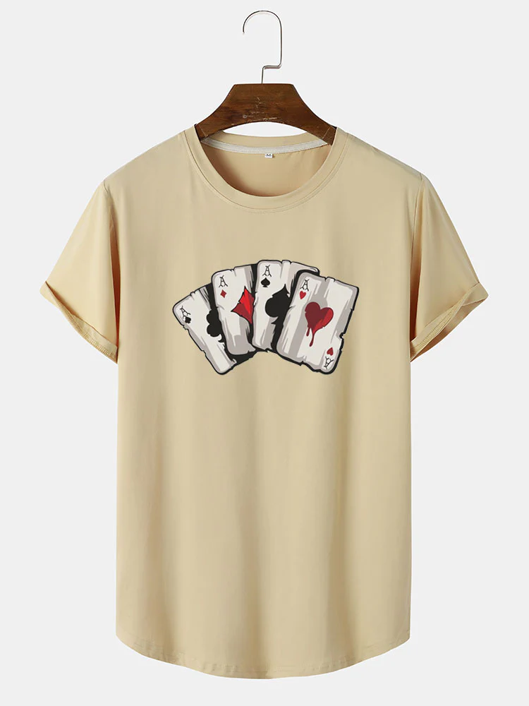 Poker A Print T-Shirt - Image 3