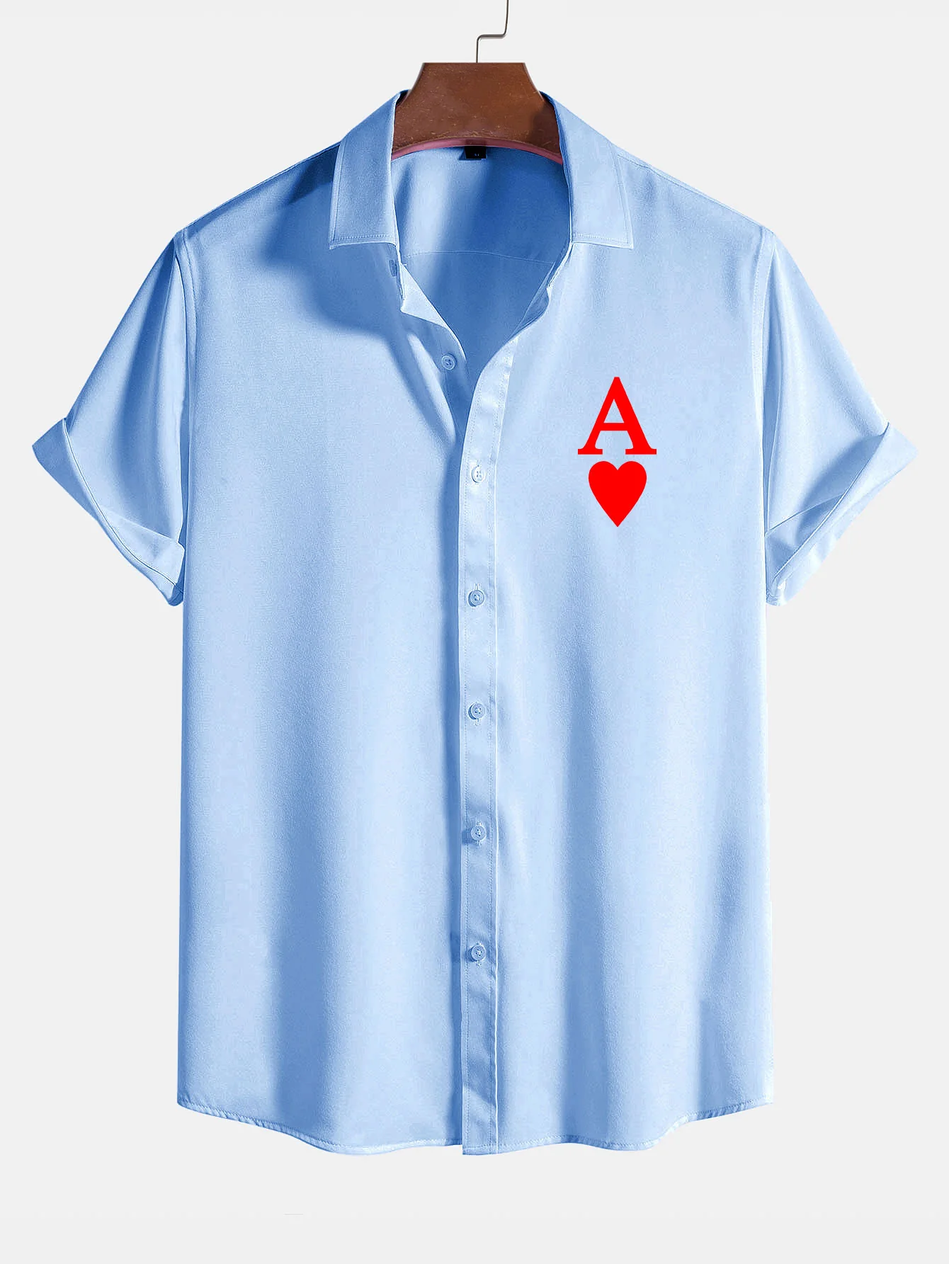 Poker Hearts Grafikdruck-Shirts - Image 3
