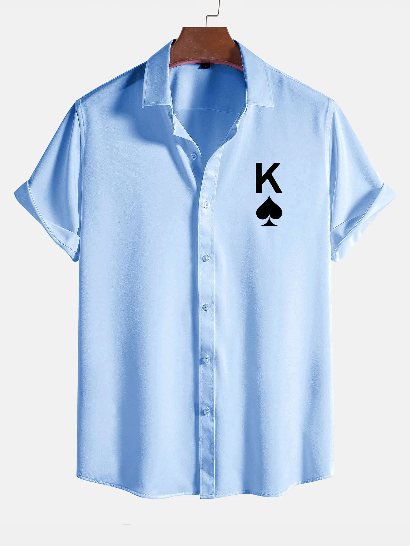 Poker Spades Grafikdruck-Shirts - Image 3