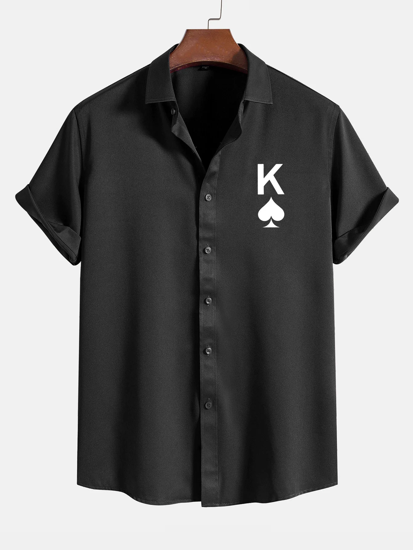Poker Spades Grafikdruck-Shirts - Image 6