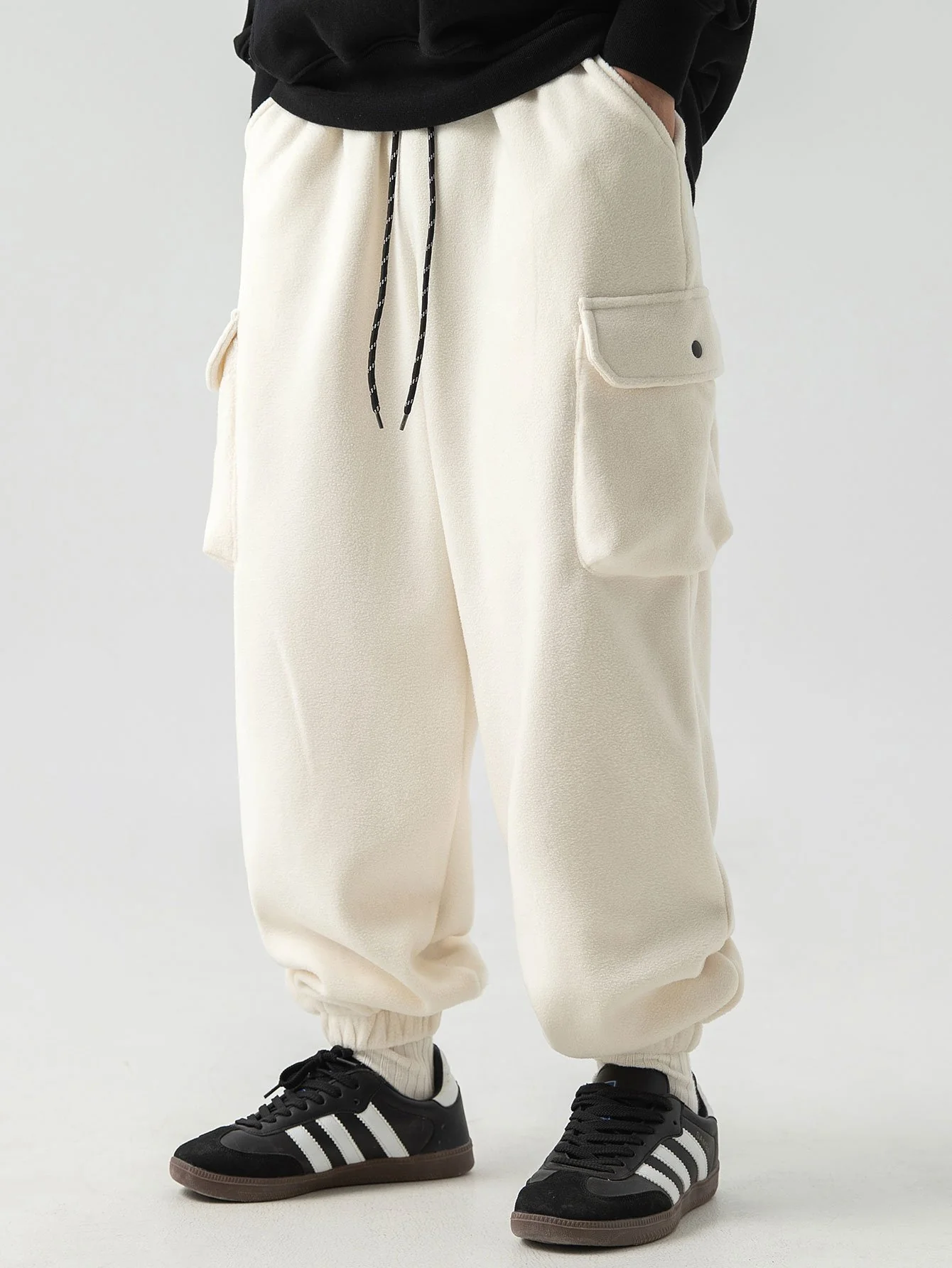 Polarfleece Cargo Jogginghose - Image 4