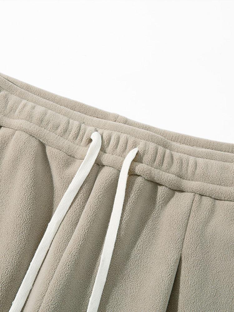 Polarfleece Lockere Passform Gerade Bein Hose - Image 13