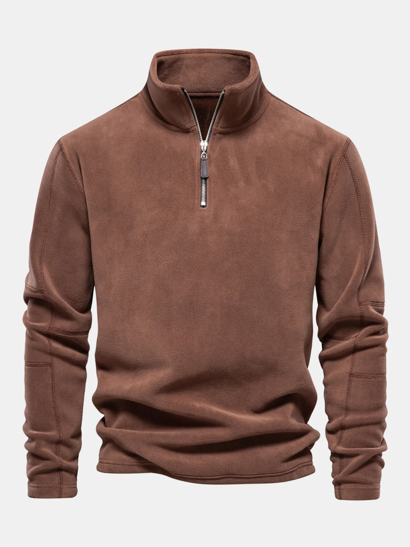Polar-Fleece-Viertel-Reißverschluss-Sweatshirt - Image 9