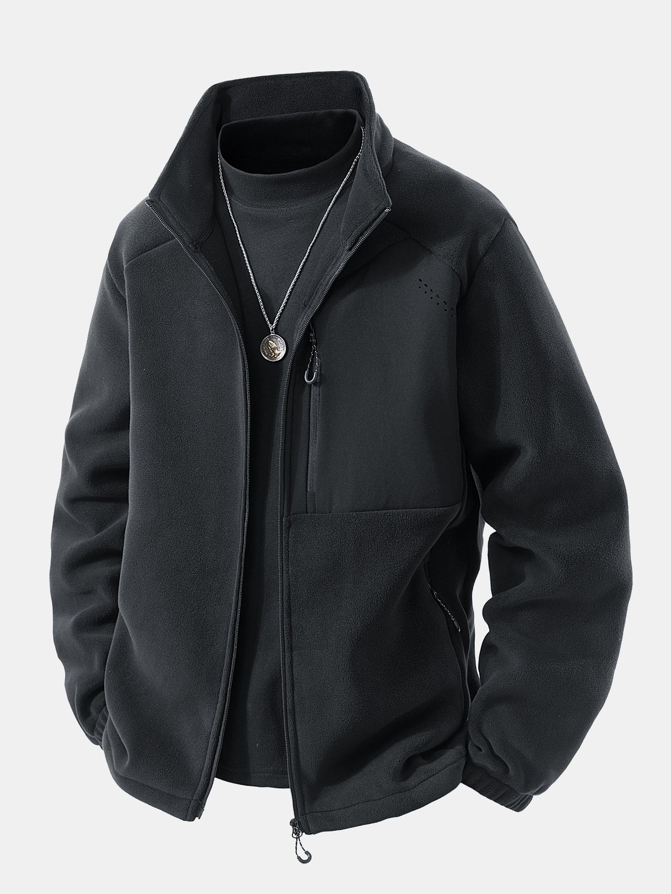 Polar-Fleece-Reißverschlussmantel - Image 5