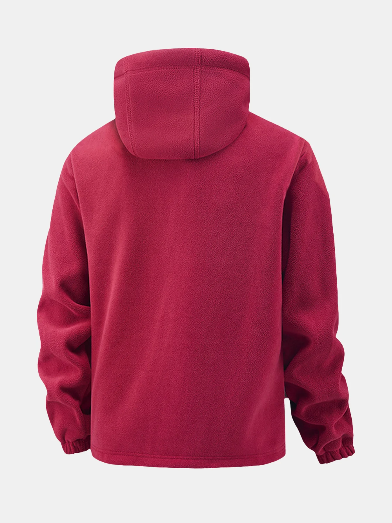 Fleecejacke mit Reißverschlusstasche und Kapuze - Image 11