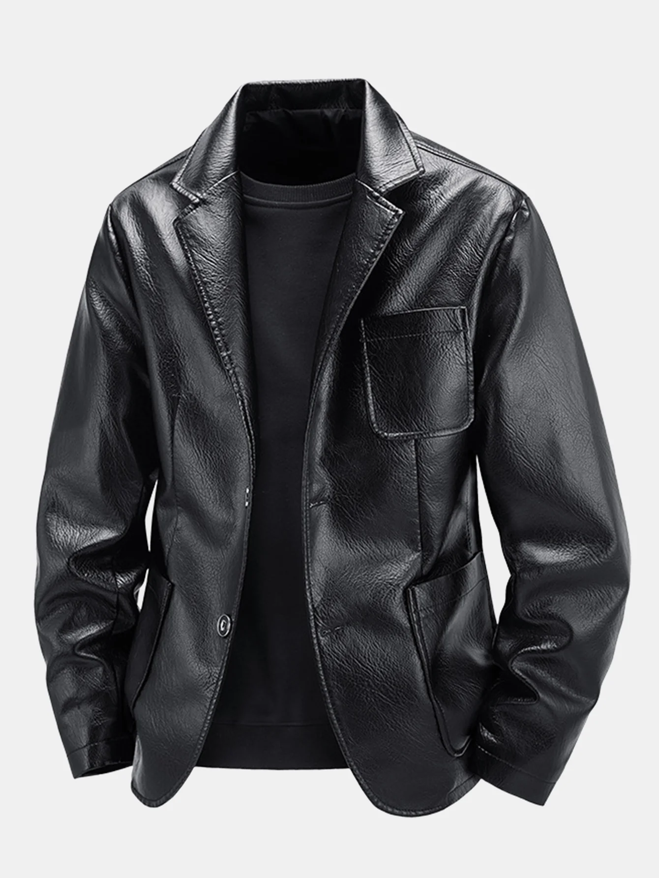 PU-Leder Blazer - Image 2