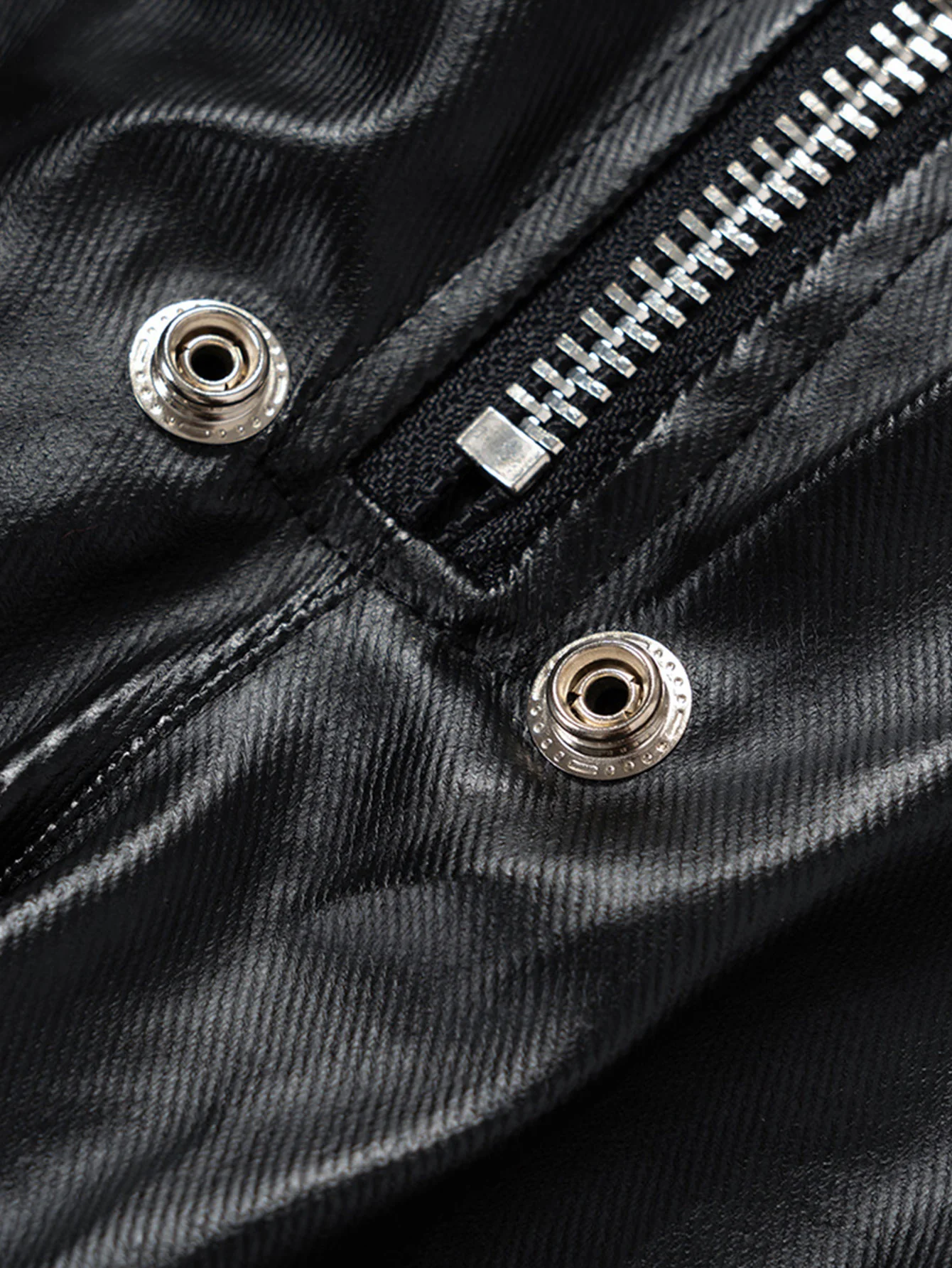PU-Leder Cargo-Hose mit weitem Bein - Image 9