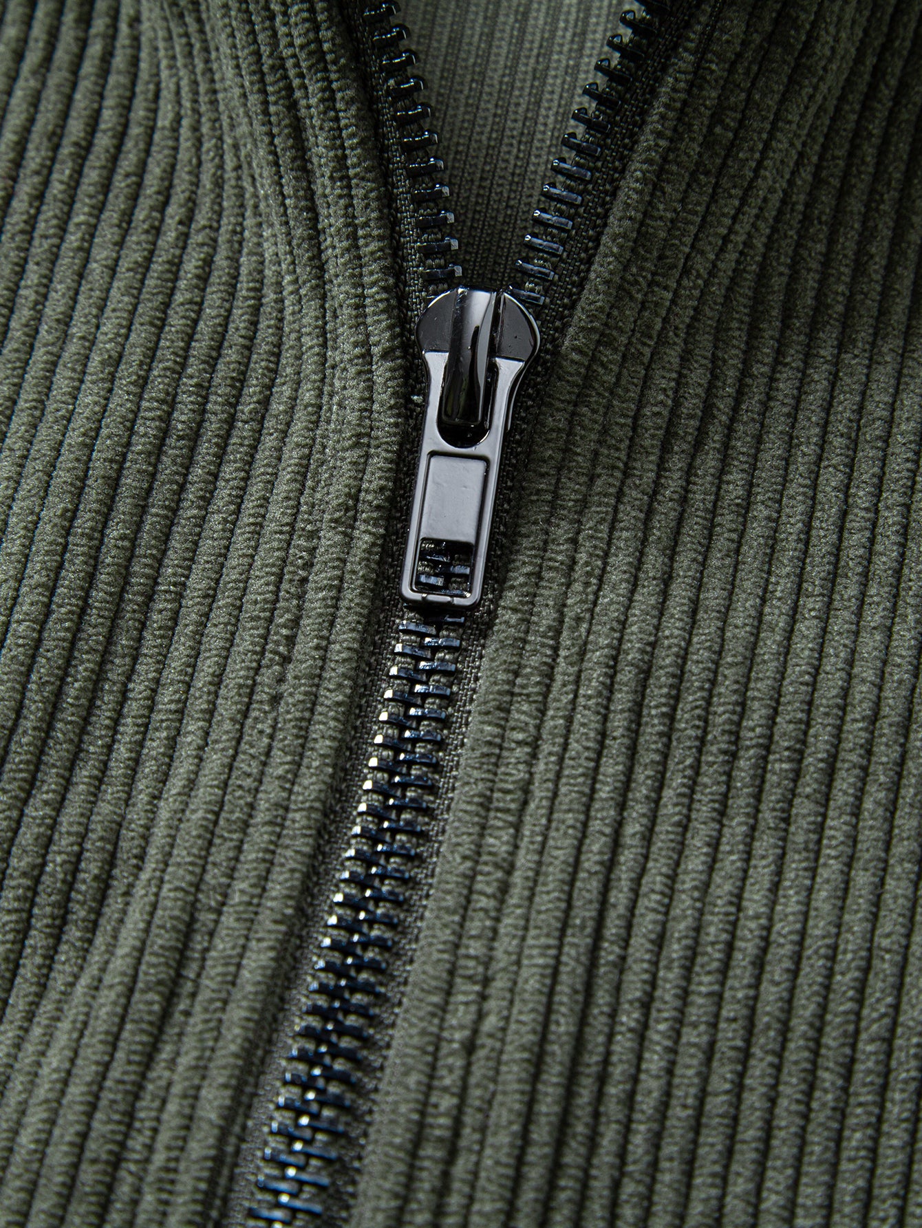 Quarter Zip Corduroy Raglan Sleeve Sweatshirt & Straight Leg Corduroy Pants - Image 16