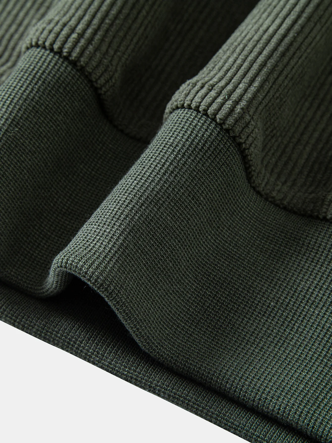 Quarter Zip Corduroy Raglan Sleeve Sweatshirt & Straight Leg Corduroy Pants - Image 18