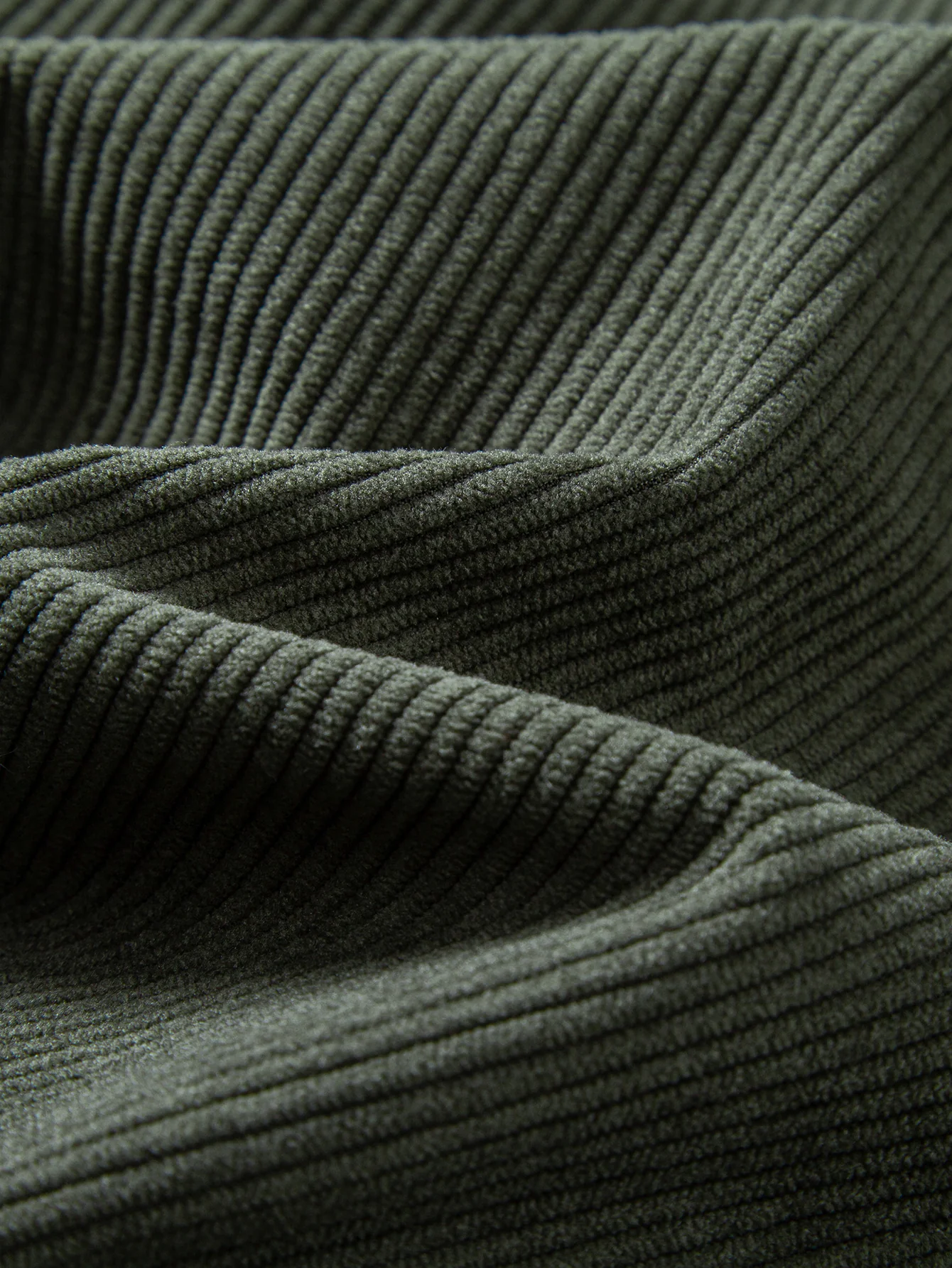 Quarter Zip Corduroy Raglan Sleeve Sweatshirt & Straight Leg Corduroy Pants - Image 20