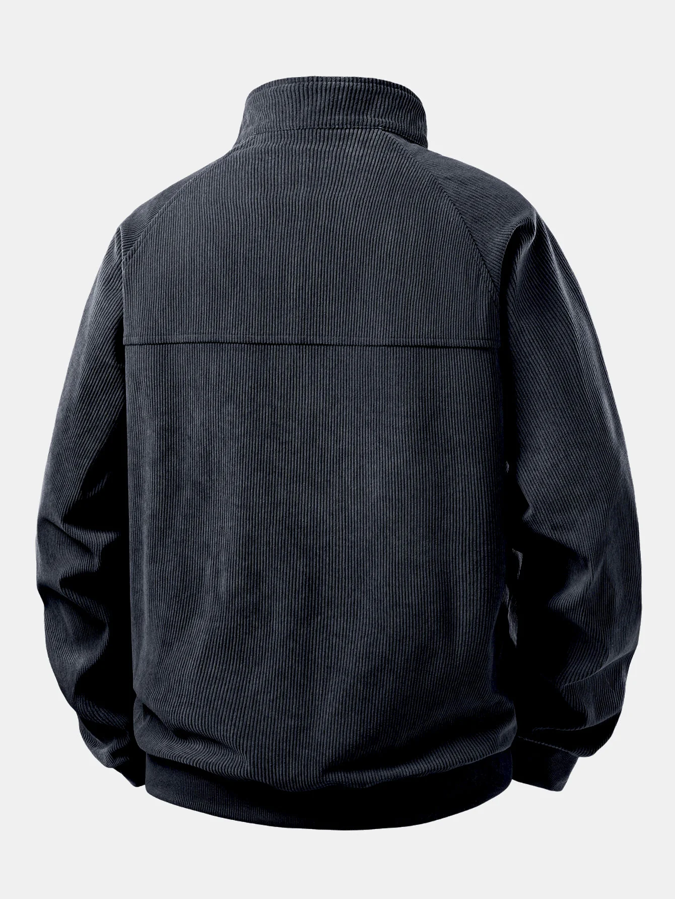 Quarter Zip Corduroy Raglan Sleeve Sweatshirt & Straight Leg Corduroy Pants - Image 7
