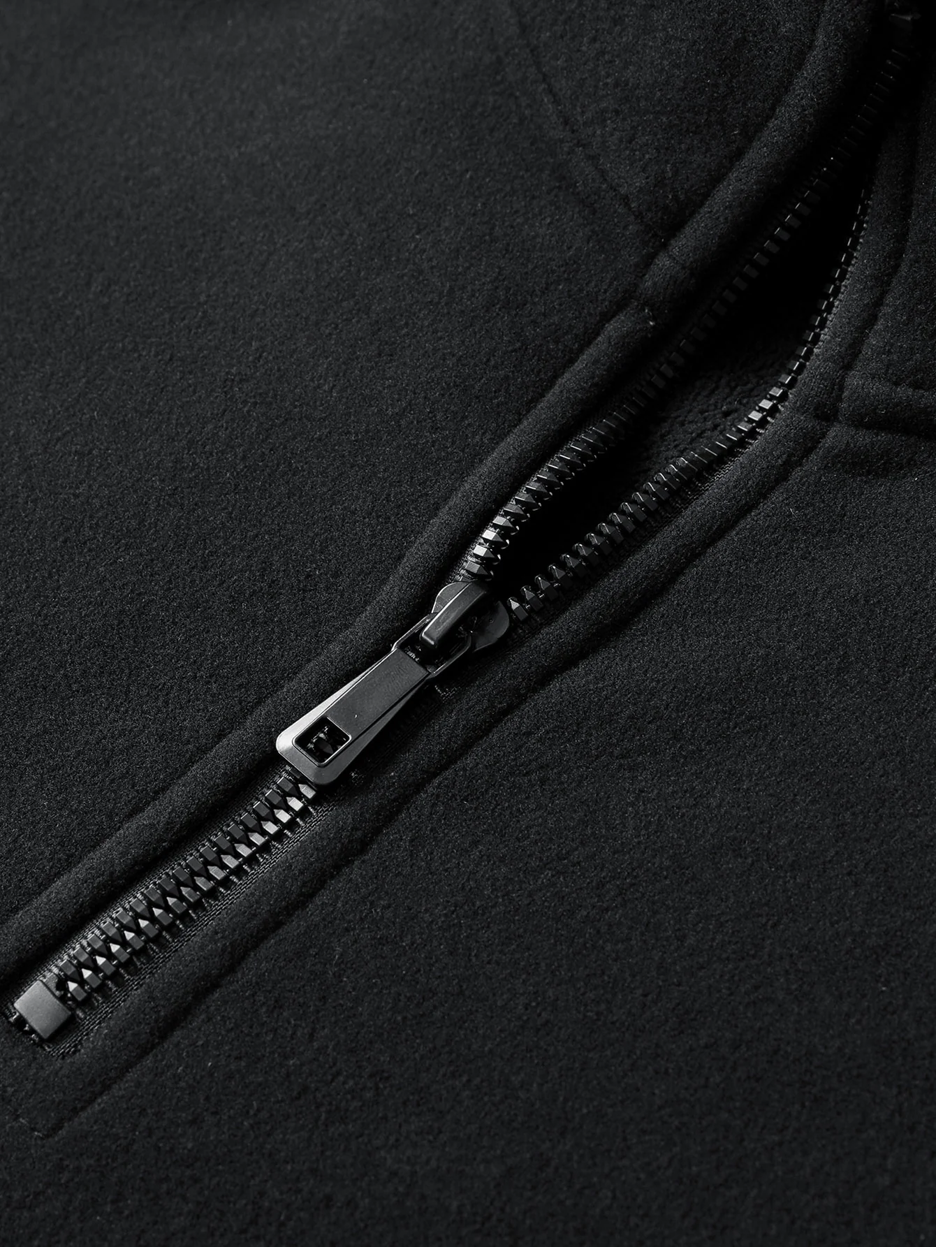 Viertel-Reißverschluss Fleece-Sweatshirt & Polar-Fleece-Hose mit geradem Bein - Image 18