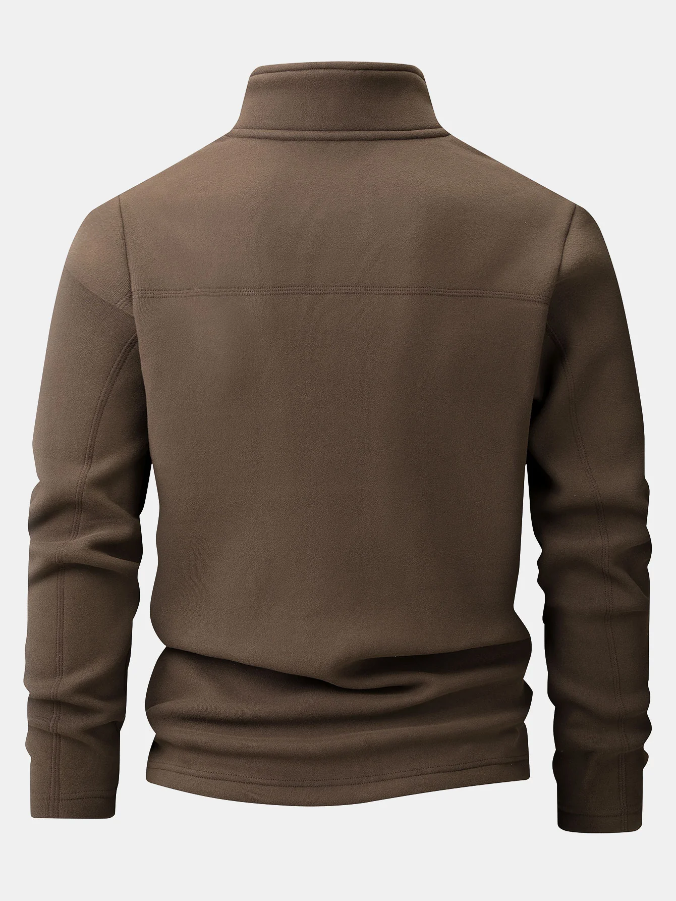Viertel-Reißverschluss Fleece-Sweatshirt & Polar-Fleece-Hose mit geradem Bein - Image 7