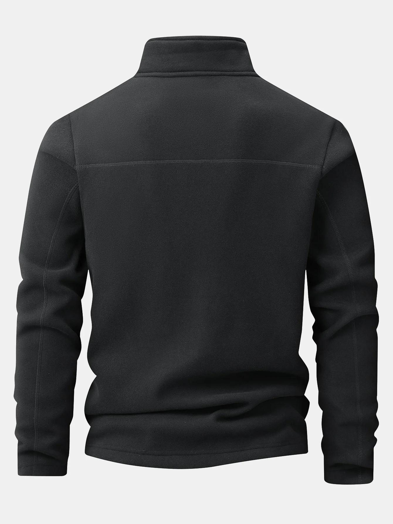 Viertel-Reißverschluss Fleece-Sweatshirt & Polar-Fleece-Hose mit geradem Bein - Image 9