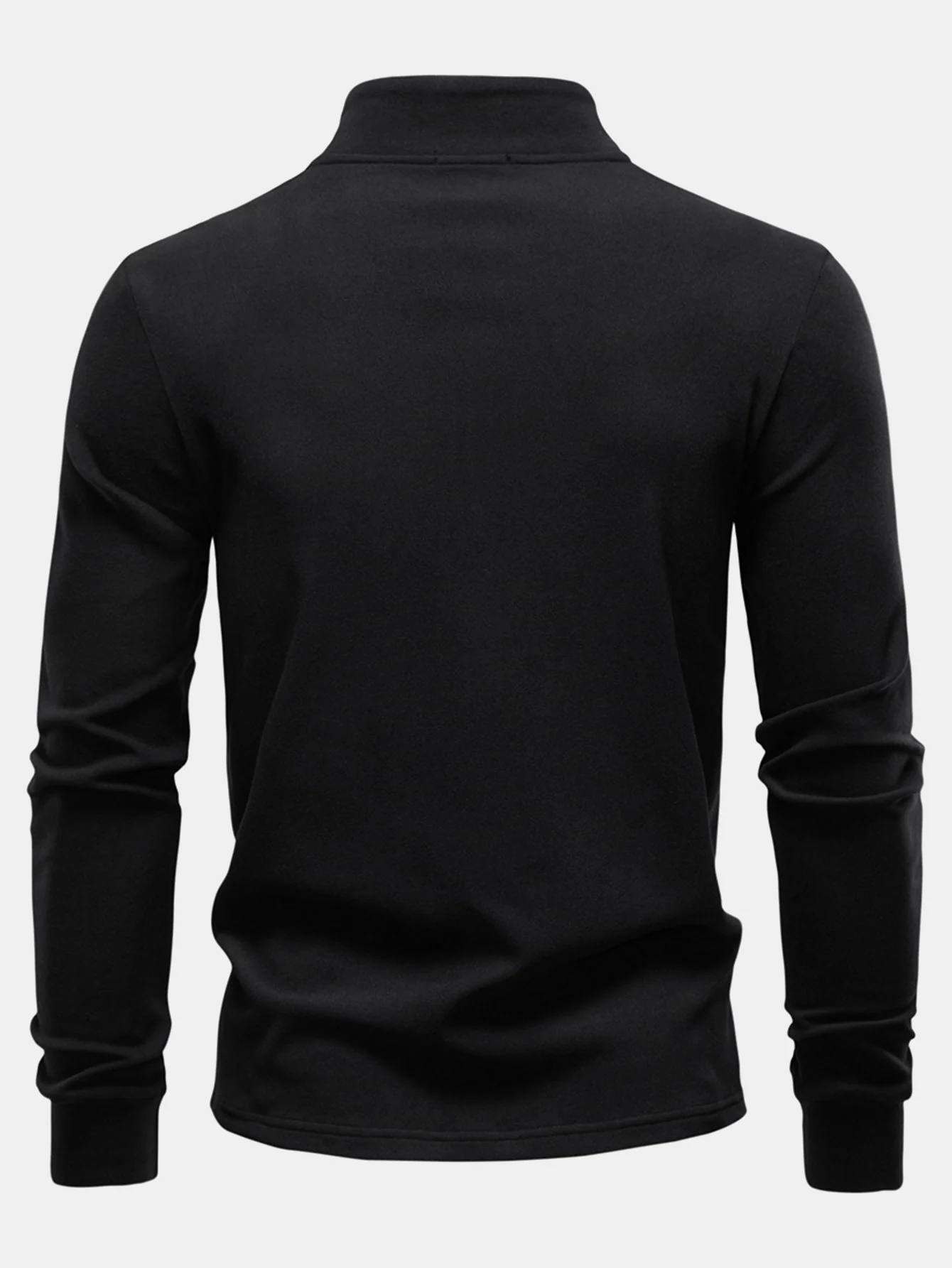 Langarm-T-Shirt mit Viertel-Reißverschluss - Image 4