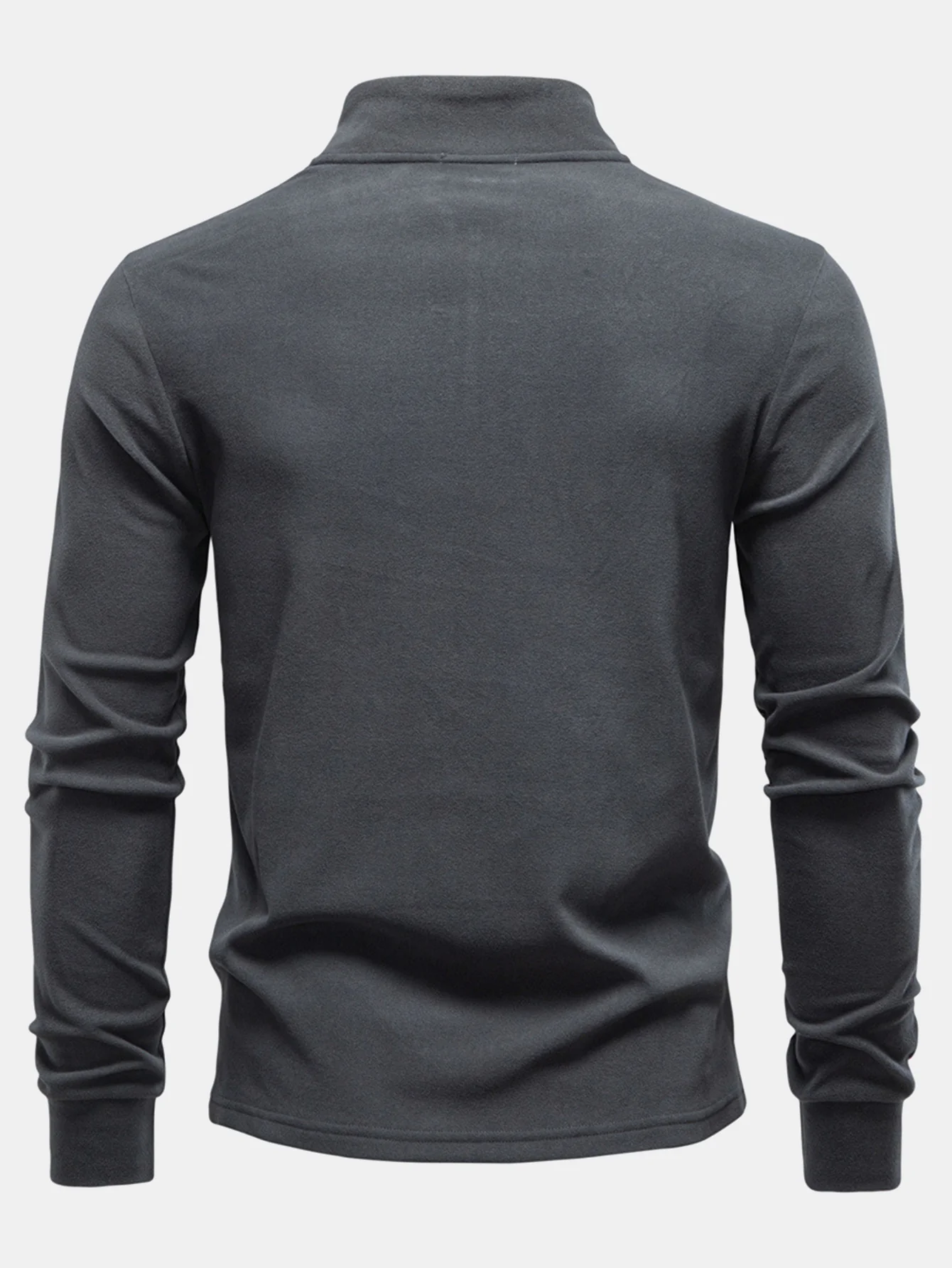 Langarm-T-Shirt mit Viertel-Reißverschluss - Image 6