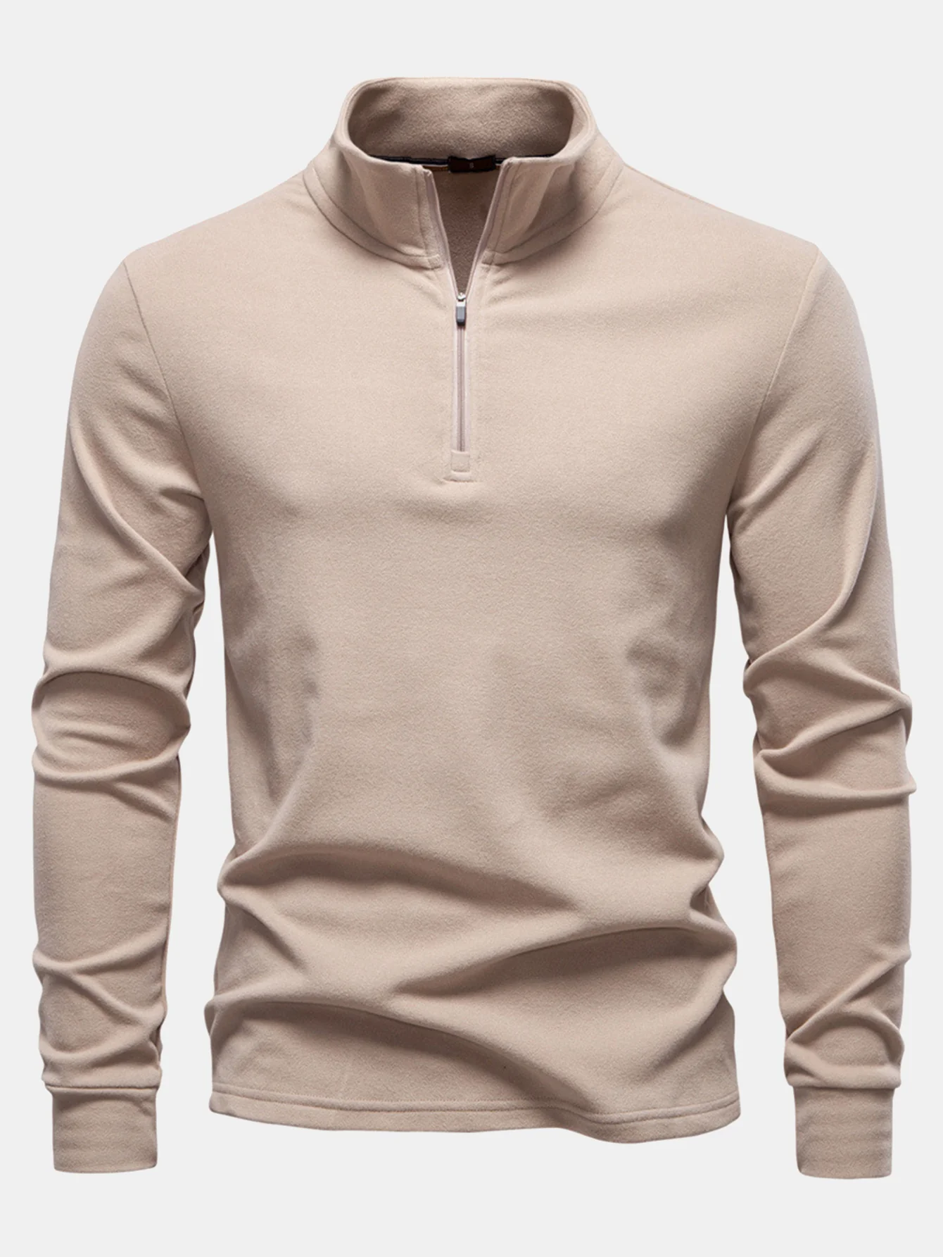 Langarm-T-Shirt mit Viertel-Reißverschluss - Image 7