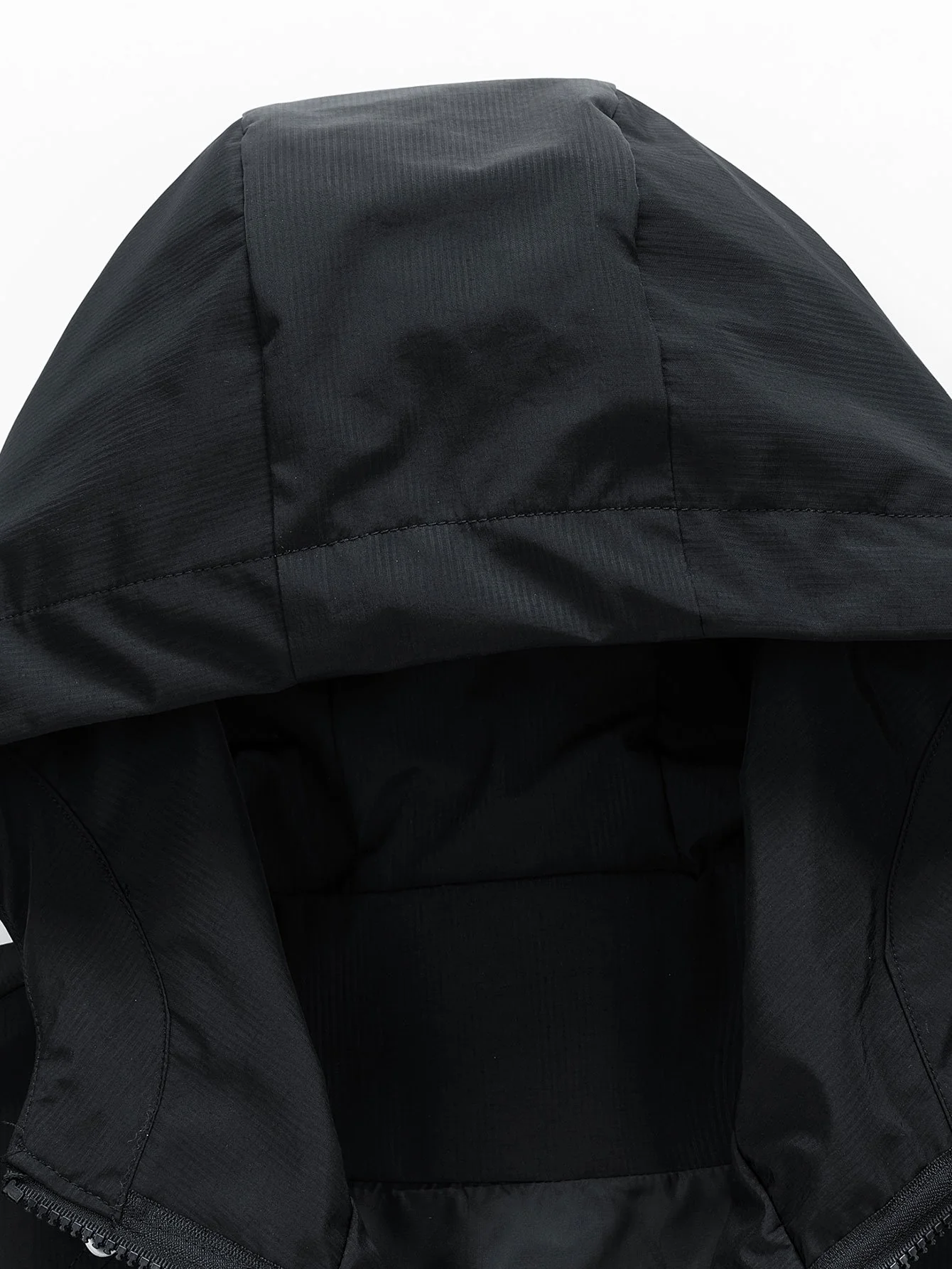 Viertel-Reißverschluss Nylon Kapuzenwindbreaker - Image 7