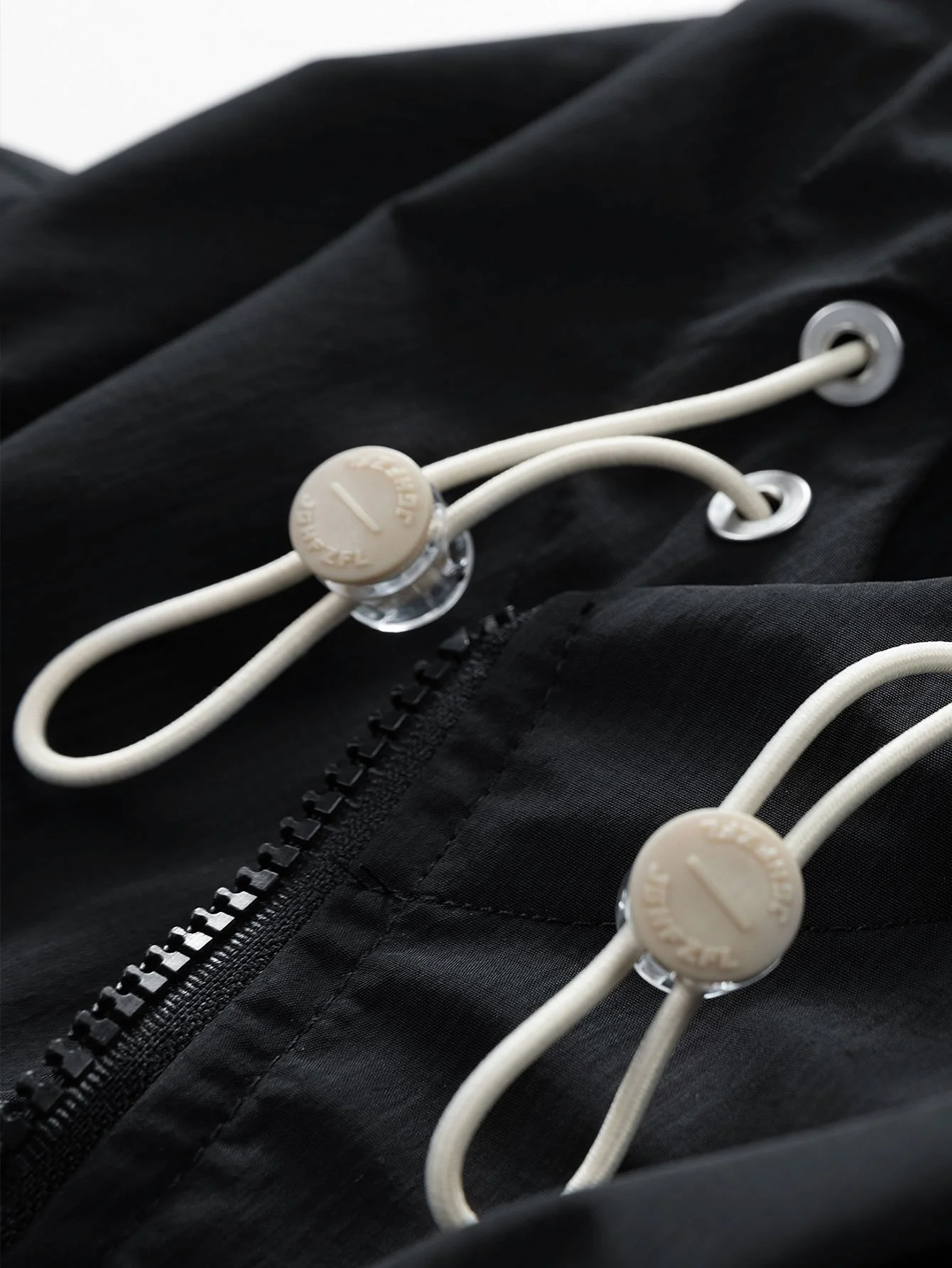 Viertel-Reißverschluss Nylon Kapuzenwindbreaker - Image 8