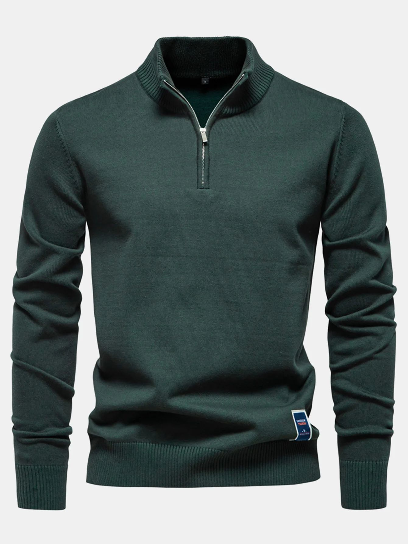 Pullover mit Viertel-Reißverschluss