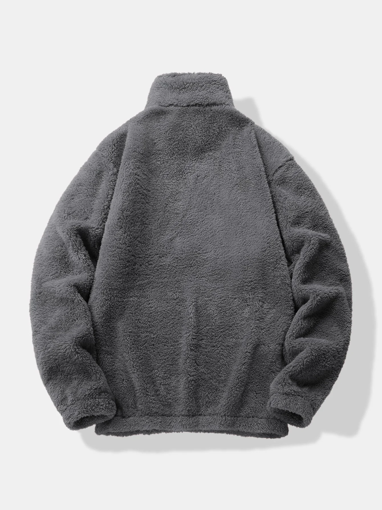 Viertelzip Teddy Sweatshirt - Image 2