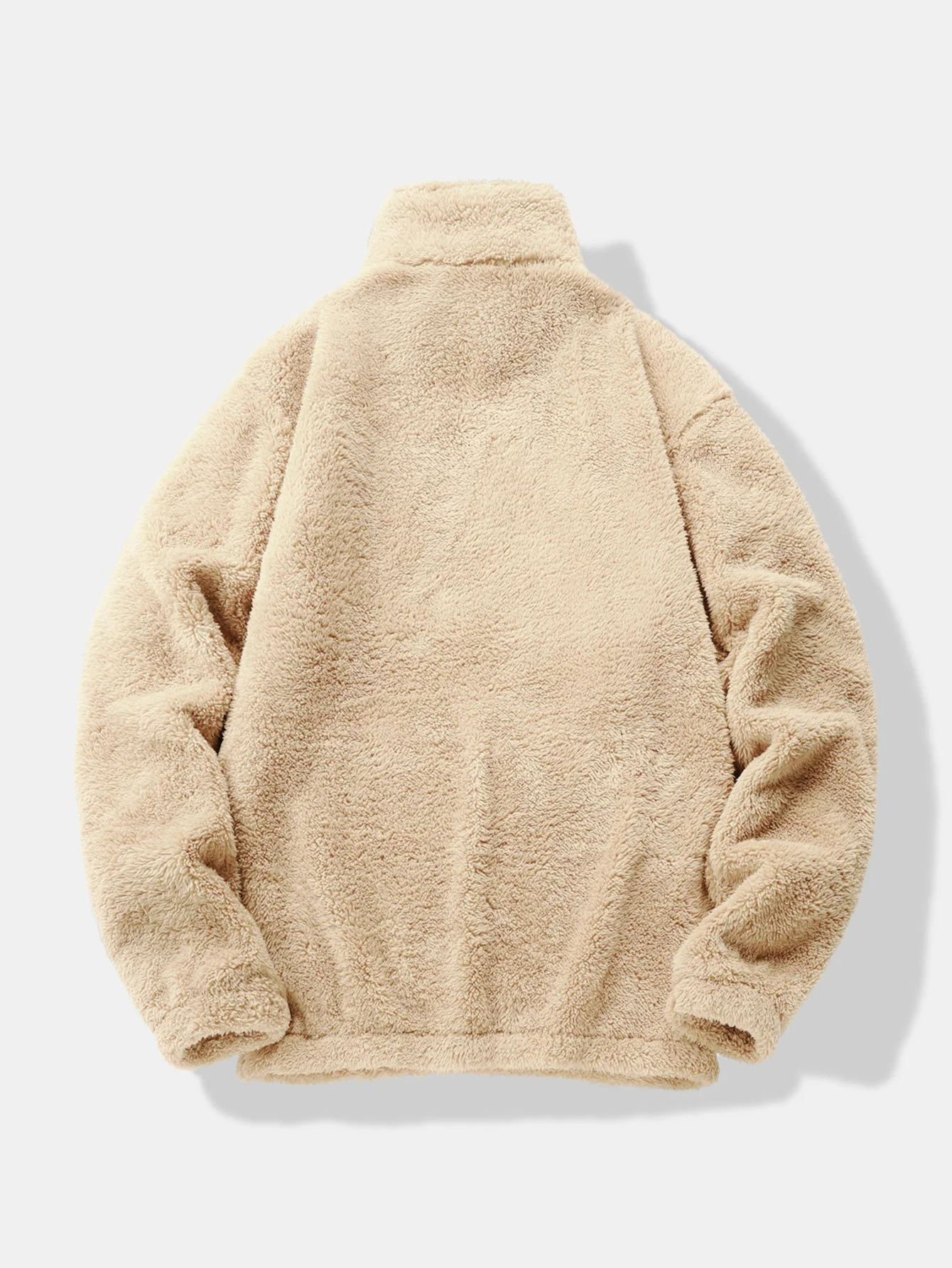 Viertelzip Teddy Sweatshirt - Image 4