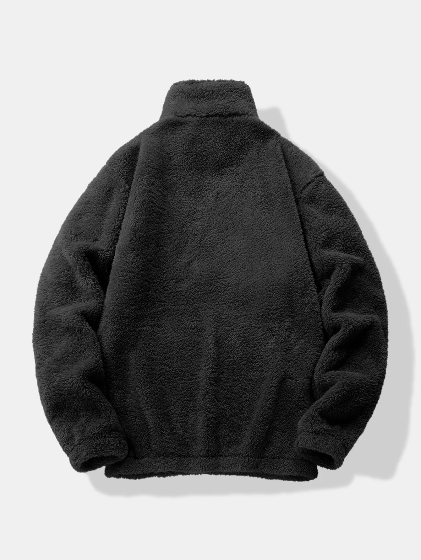 Viertelzip Teddy Sweatshirt - Image 6