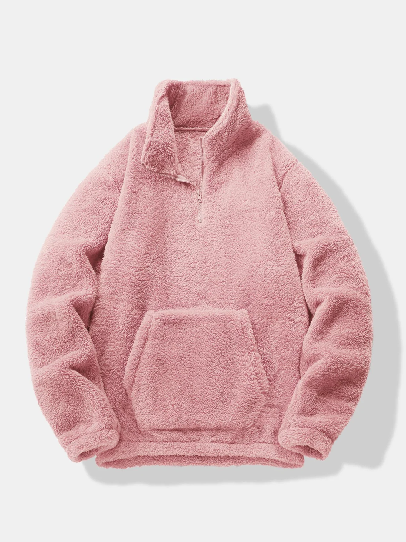 Viertelzip Teddy Sweatshirt - Image 7