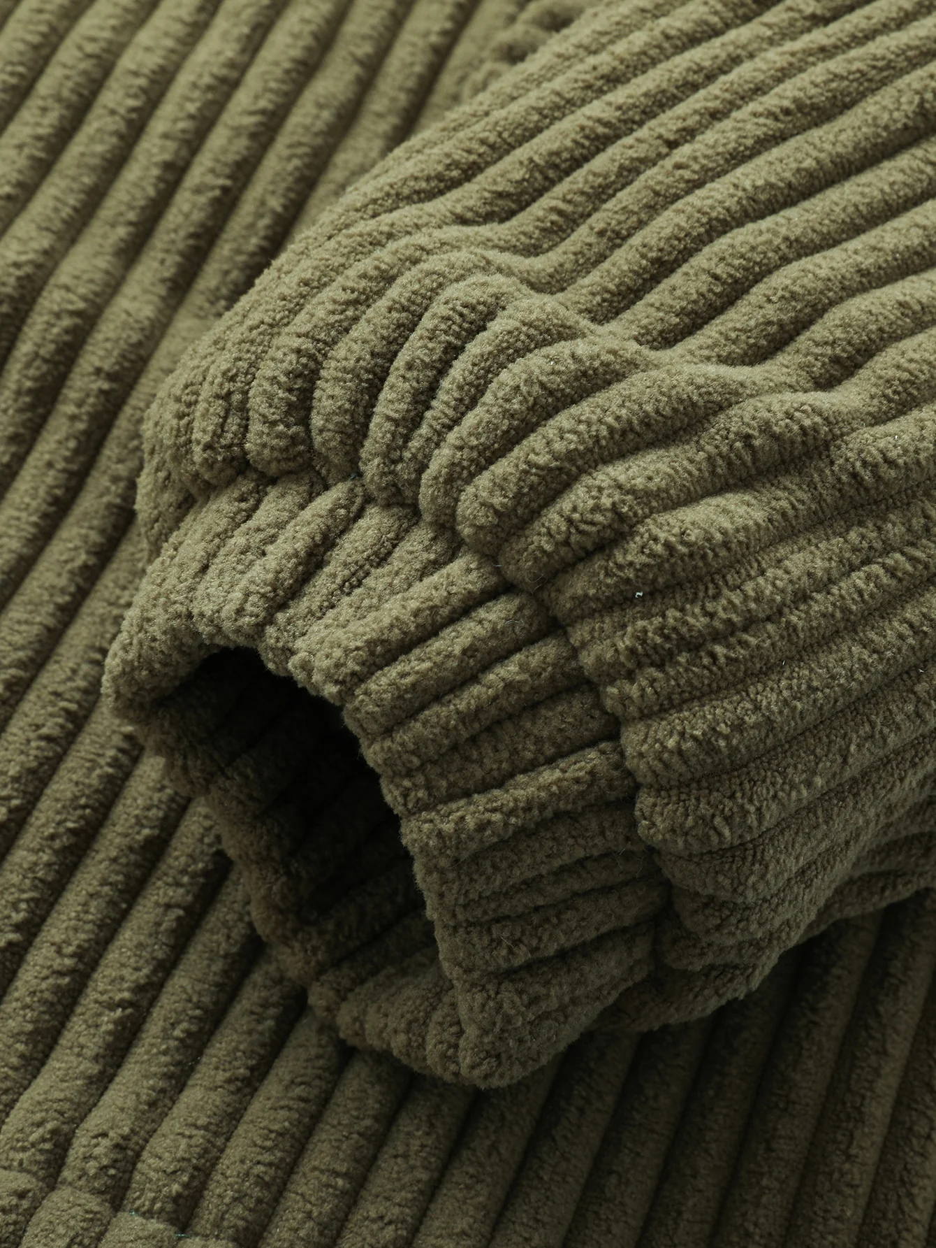 Quilted Lined Corduroy Coat - Image 13