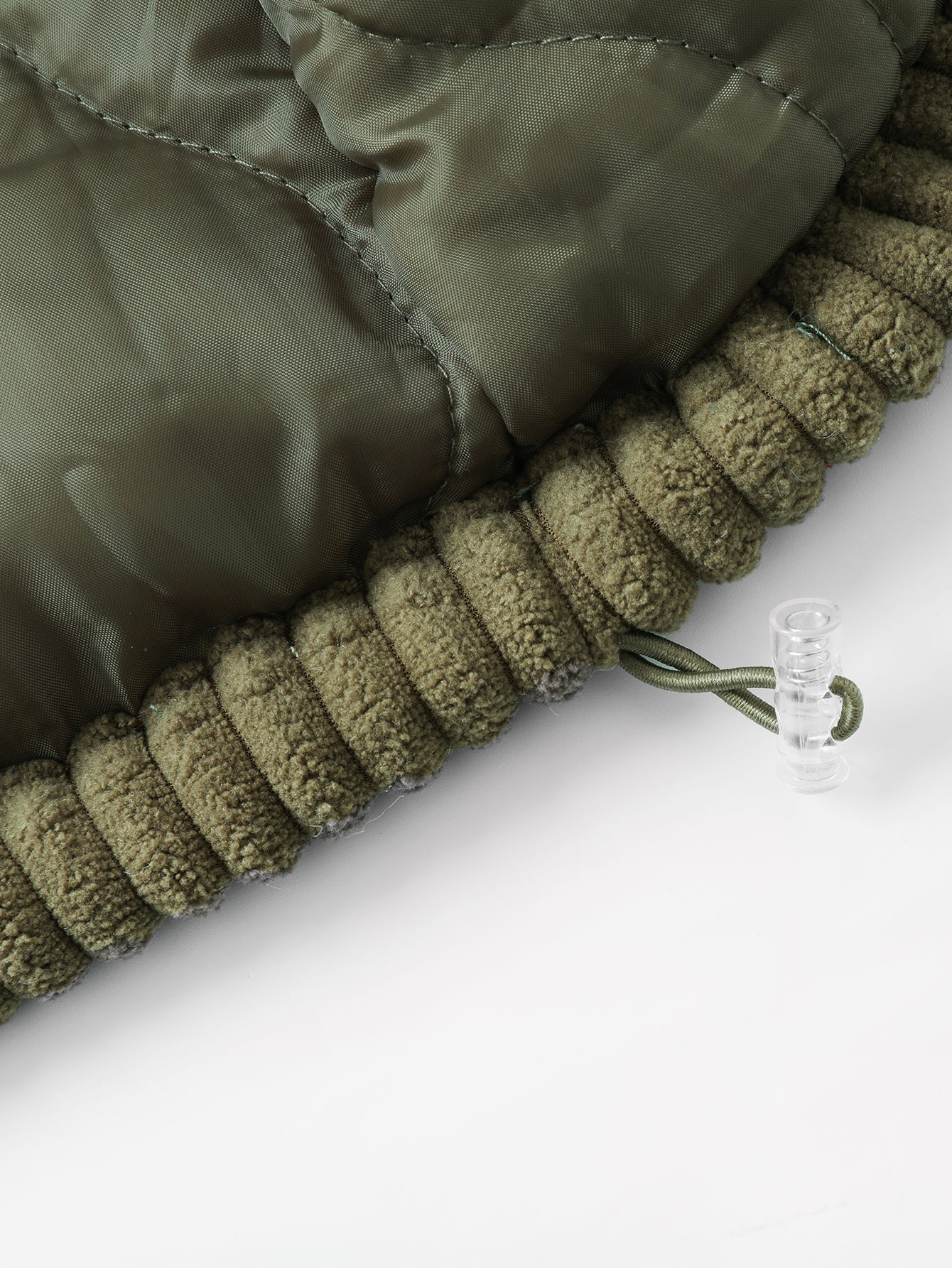 Quilted Lined Corduroy Coat - Image 15