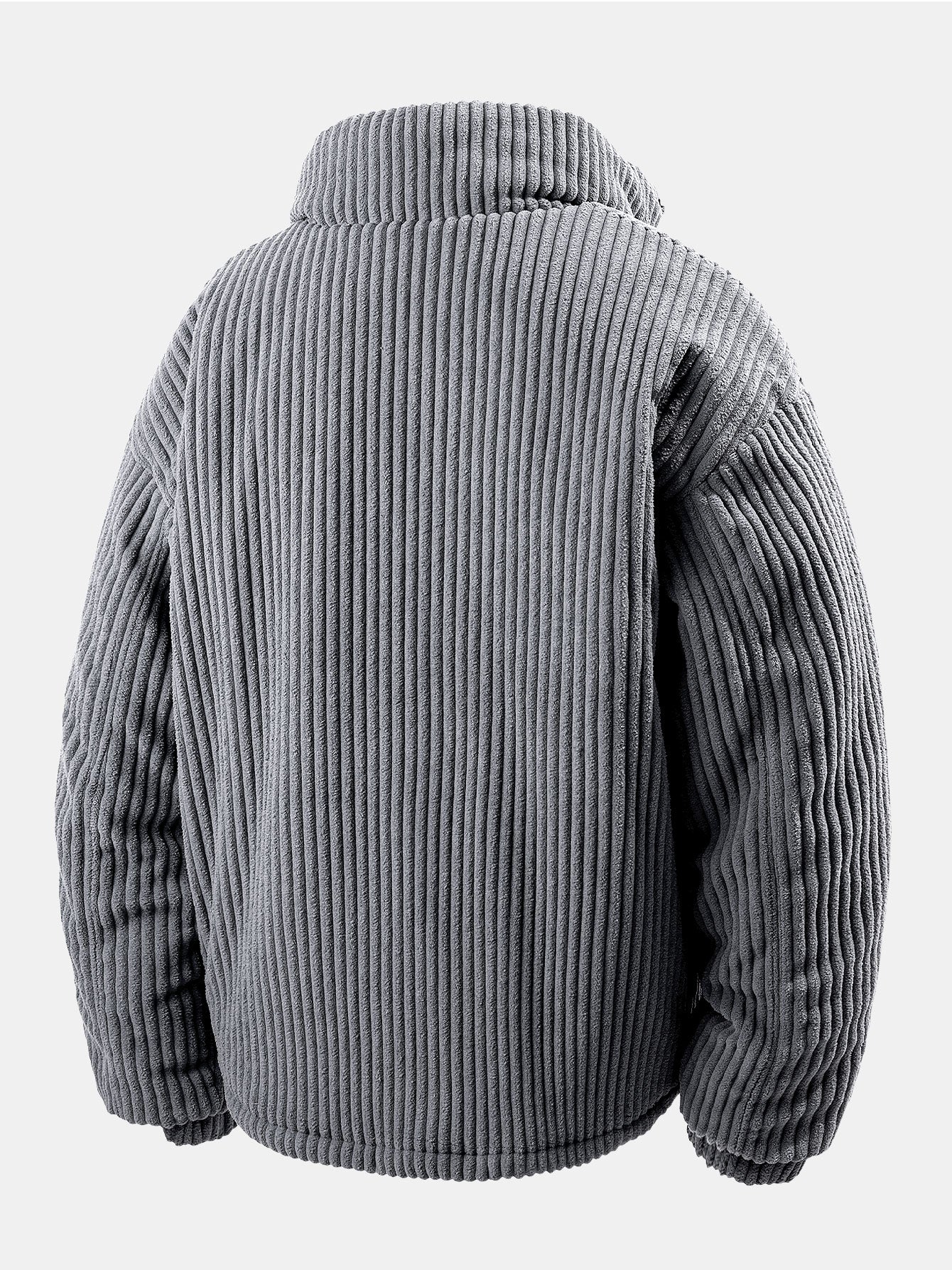 Quilted Lined Corduroy Coat - Image 4
