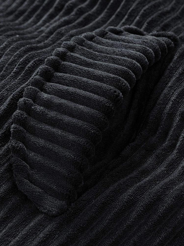 Gepolsterter Corduroy-Mantel mit Futter - Image 17