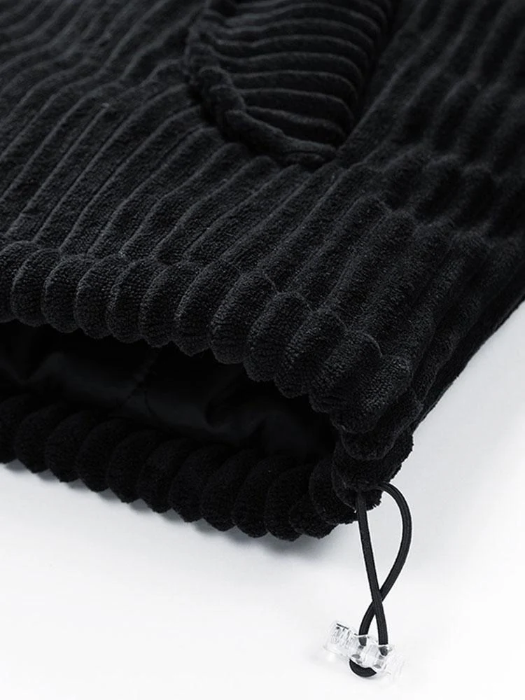 Gepolsterter Corduroy-Mantel mit Futter - Image 18