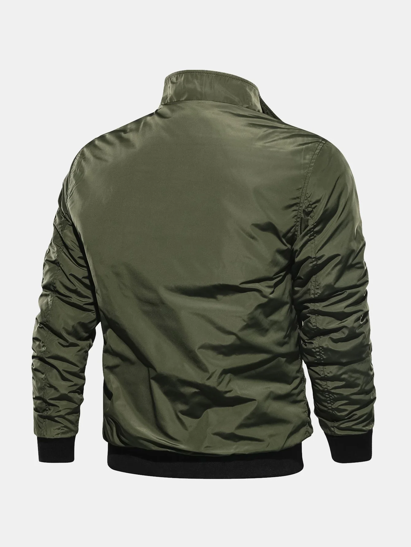 Gepolsterte gefütterte Funnel-Neck Bomberjacke - Image 6