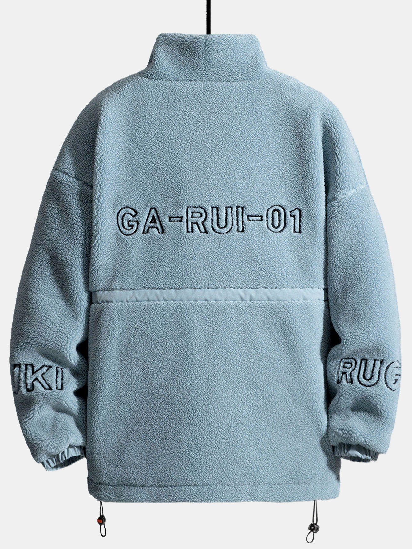 Gepolsterte Teddy-Fleece-Jacke mit Reißverschluss - Image 2