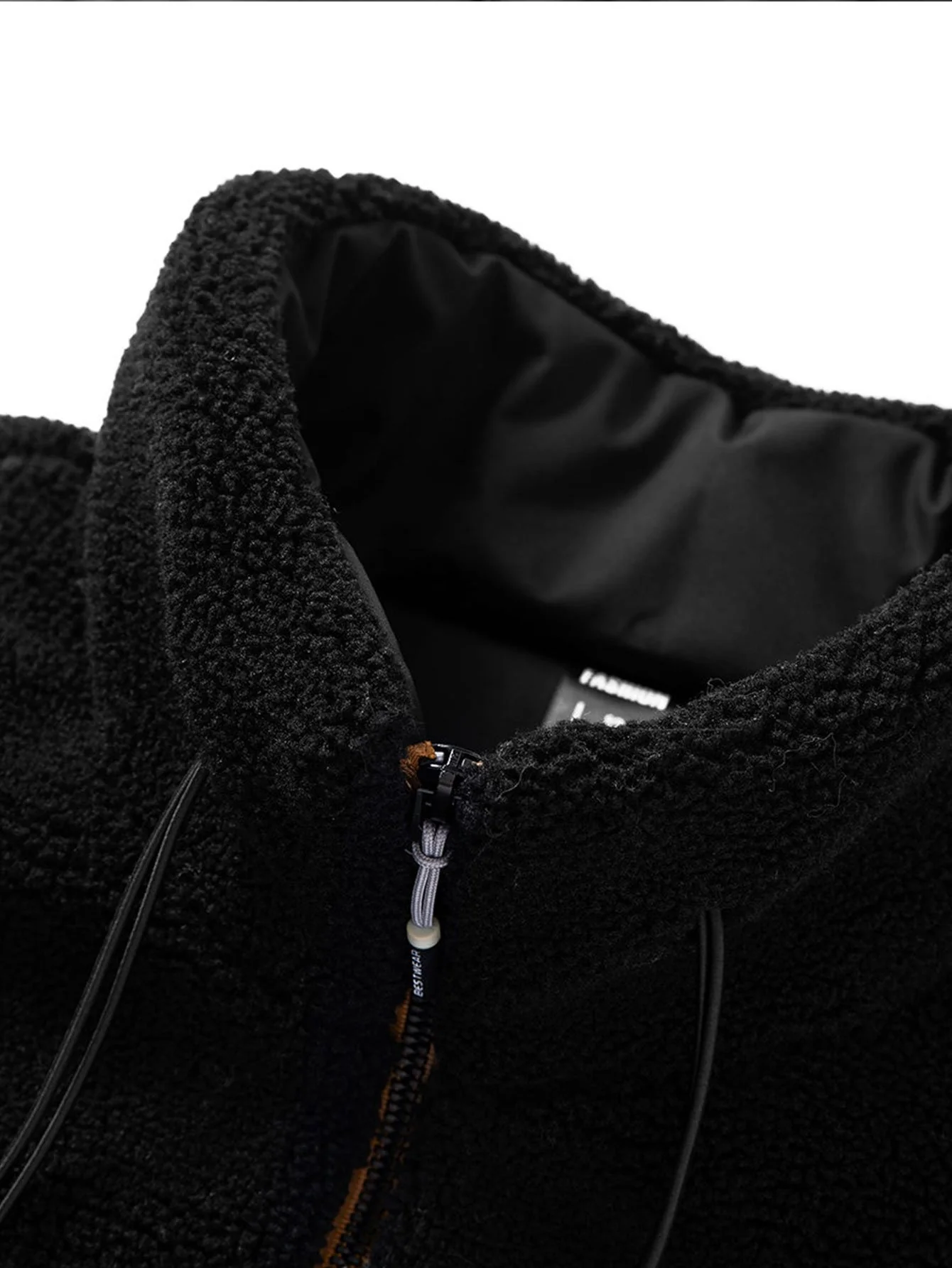 Gepolsterte Teddy-Fleece-Jacke mit Reißverschluss - Image 9