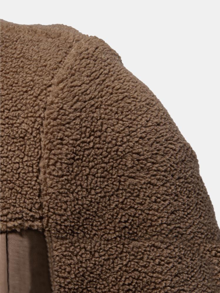 Gepolsterte Teddy-Jacke mit Futter und Einsätzen - Image 12