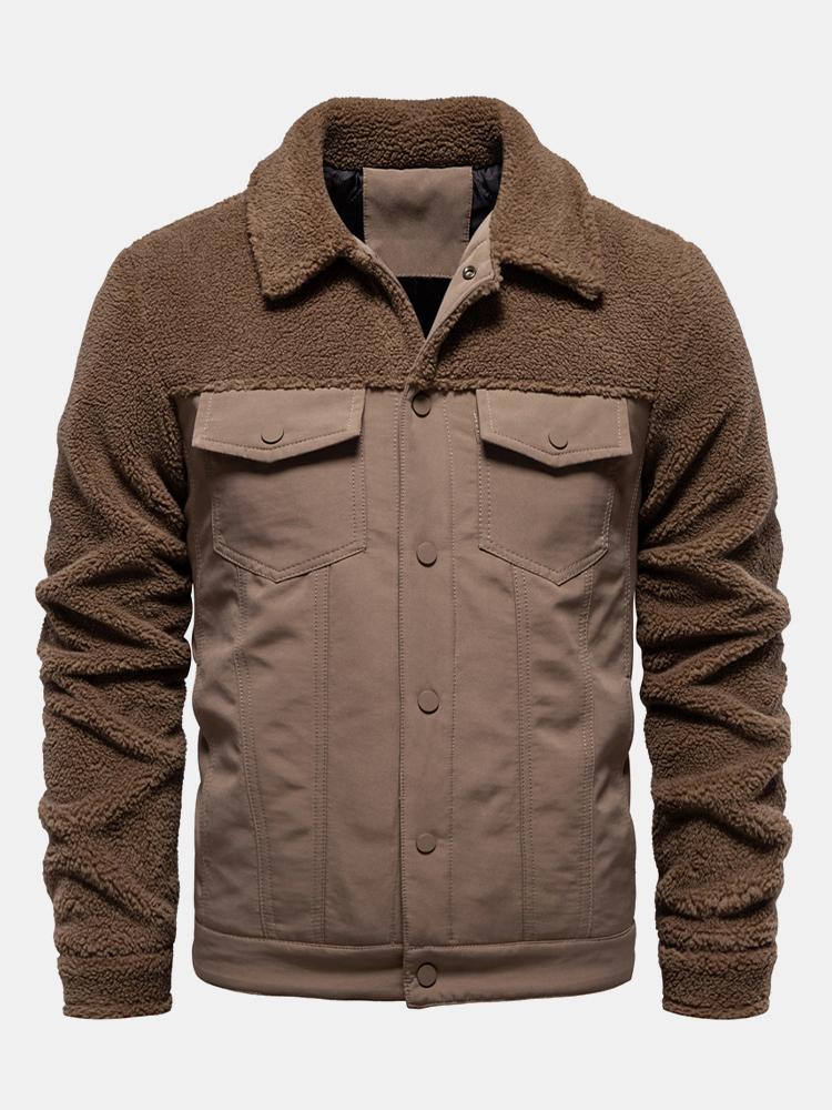 Gepolsterte Teddy-Jacke mit Futter und Einsätzen - Image 2