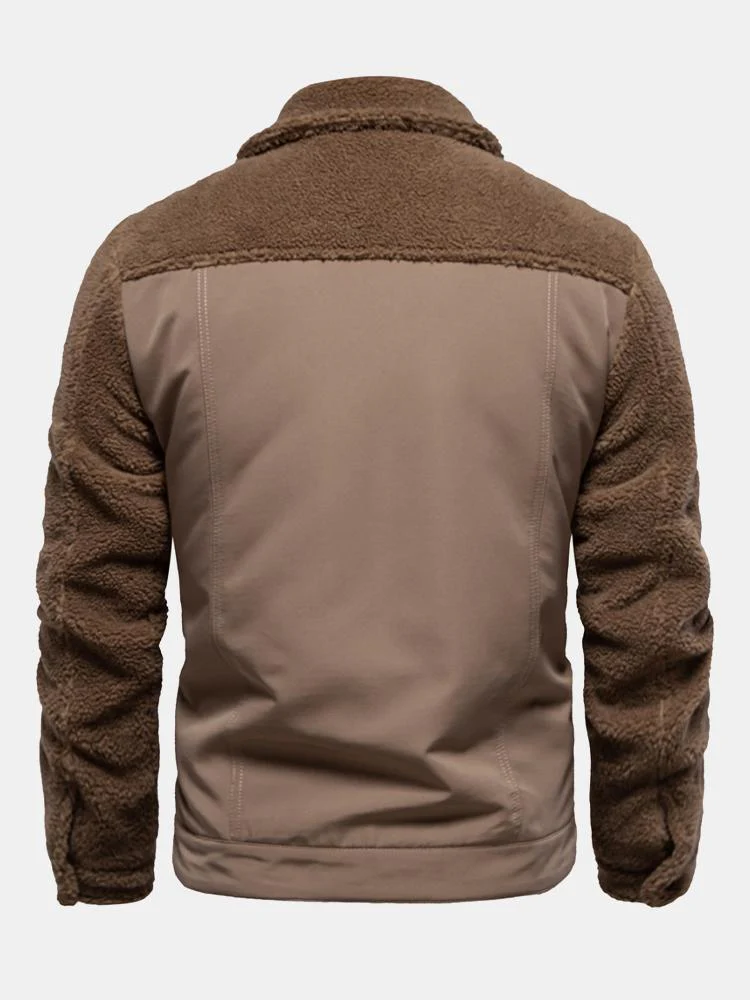 Gepolsterte Teddy-Jacke mit Futter und Einsätzen - Image 3